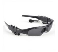 ASHATA Lunettes de Bluetooth sans Fil Intelligentes, Lunettes de de Sport Polarisées Amovibles avec Casque Stéréo Mains Libres, Lunettes de Bluetooth pour Conduite à Vélo