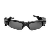 ASHATA Lunettes de Bluetooth sans Fil, Lunettes de Audio Stéréo pour Sports de Plein Air, Réduction du Bruit, Lecture de Musique, écouteurs, Fournitures pour les Voyages en Voiture