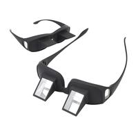 ASHATA Lunettes Paresseuses, Lunettes à Prisme de Lit, Lunettes à Miroir Horizontal, Lunettes à Prisme à 90 Degrés, pour Lire et Regarder la Télévision au Lit