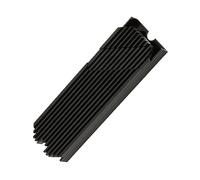 ASHATA M.2 NVMe 2280 SSD Dissipateur Thermique Alliage D'Aluminium pour | Refroidissement M.2 2280, dissipation thermique double face, 3 coussinets en silicone, installation facile, finition rouge