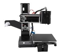 ASHATA Machine d'impression 3D Débutante, Imprimante FDM à Vitesse d'impression de 40 Mm/S avec Extrudeuse 230 ° C, Filament PLA TPU de 1,75 Mm, Volume de Construction (Prise UE)