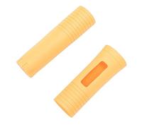 ASHATA Manchon de Poignée de Microphone en Silicone, Antidérapant, Résistant aux Chutes, Housse de Protection Résistante aux Intempéries pour les Réunions KTV (ORANGE)