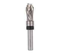 ASHATA Mèche de Routeur à Garniture Affleurante en Spirale Robuste, Tige de 8 Mm avec Roulement Supérieur pour les Applications Professionnelles de Travail du Bois CNC, Diamètre de 12 Mm