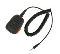 ASHATA Micro Haut-Parleur Portable pour Talkie-walkie, Haut-Parleur Portable pour Talkie-walkie pour ICOM, Microphone Radio Professionnel étanche à 2 Voies pour IC M33 IC M35 M33