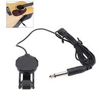 ASHATA Micro Piézo à Clip pour Guitare Acoustique, Transducteur, Microphone pour Violon, Mandoline, ukulélé, Accessoire d'instrument en Bois