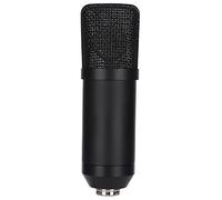ASHATA Microphone à Condensateur, Portable Microphone à Condensateur USB, Microphone Cardioïde, pour Ordinateur Portable avec Trépied, Léger et Portable (Noir)