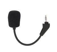 ASHATA Microphone de Jeu de Remplacement, Micro de Jeu à Basses Profondes Antibruit, Accessoire de Casque de Jeu pour Ordinateur 3,5 Mm, pour Casque de Jeu pour HS50 HS60 HS70
