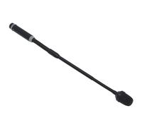ASHATA Microphone DJ à Col de Cygne, Microphone DJ Dynamique XLR Mâle 3 Broches pour Table de Mixage, Micro DJ à Col de Cygne à Tube Métallique Flexible pour Applications Vocales,