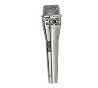 ASHATA Microphone Dynamique Filaire, Microphone Cardioïde Dynamique Domestique pour Chanter, Micro Filaire à Main Filaire avec Interrupteur Marche/arrêt pour Chanter, Voix en Direct,