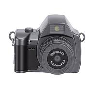 ASHATA Mini Caméra Porte-clés, Enregistreur Vidéo HD Numérique 2K, écran Couleur de 1,47 Pouces, Caméscope Rétro avec Lumière LED, 4 Effets de Filtre, pour Voyage, Fête, Vlog (Grey)