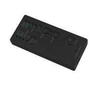 ASHATA Mini Carte Son Externe Portable avec Changeur de Voix, Carte de Diffusion en Direct pour Téléphone Portable, 4 Effets Sonores, 4 Changements de Voix, Interaction Amusante en Temps Réel
