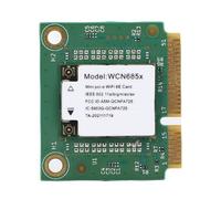 ASHATA Mini Carte WiFi PCIE, 5.3 6 Go 6 GHz 5 GHz 2,4 GHz Tri Bande WiFi 6E Fil avec Technologies OFDMA MU MIMO, Adaptateur Réseau intégré avec Antennes à Gain élevé