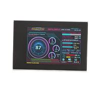 ASHATA Mini écran IPS USB 3,5 Pouces, Moniteur de Température D'ordinateur, Affichage du Panneau de Capteur PC, Affichage de la Température des Données CPU GPU RAM, pour
