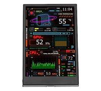 ASHATA Mini écran IPS USB 3,5 Pouces, Moniteur de Température D'ordinateur, Double Port USB Plug and Play PC Sensor Panel Display CPU Data Monitor avec éditeur de Thème Visuel pour GPU