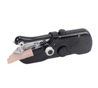 ASHATA Mini Machine à Coudre Portable pour Vêtements Voyage Réparations | Conception compacte et légère, commande par bouton à une main, tissus en coton denim, réparation rapide des ourlets, kit de
