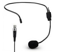 ASHATA Mini Mic, Micro XLR à 3 Broches TA3F avec tête d'usure, Micro-Casque sans Fil Professionnel, pour émetteur sans Fil monté à la Taille