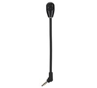 ASHATA Mini Microphone Flexible 3,5 Mm - Microphone Amovible 3,5 Mm Antibruit de Remplacement pour Cloud Flight S, pour Cloud Flight - Noir