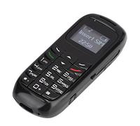 ASHATA Mini Petit Téléphone Portable BM70 Noir, 250 bytes, Téléphone Portable, Communication pour personnes âgées et adultes, Usage conscient de la santé
