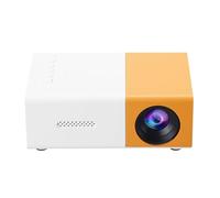 ASHATA Mini Projecteur, Projecteur de Film LED Extérieur de Cinéma Maison Réglable Portable, Projecteur Vidéo Pris en Charge HD 1080P avec Interface Multimédia HD Compatible avec Les (Prise UE