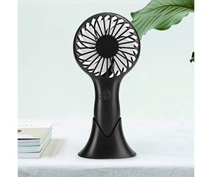ASHATA Mini Ventilateur Portable Ventilateur Portable Mini Système de Refroidissement Fournitures de Bureau à Domicile 3 Vitesses Silencieux Bureau électrique Portable Mini Ventilateur