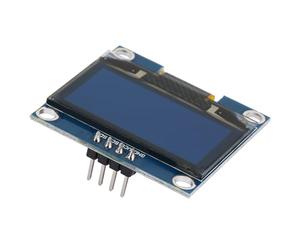ASHATA Module D'affichage OLED 1.3 Pouces IIC I2C 128X64 Bleu | Écran LED organique, projets électroniques de bricolage, moniteur intégré compact, rapport de contraste élevé