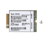 ASHATA Module de Carte 4G LTE, EM7355 100Mbps Module 4G LTE pour HP EliteBook 820/840 G1/ZBook 14/15/17704030-00, pour UMTS/HSDPA/HSPA +/LTE/EVDO Rev A/1xRTT/GSM/GPRS (Classe 12)/Bord