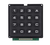 ASHATA Module de Clavier à 16 claviers, modules de Clavier avec 16 Touches 4x4 Boutons-poussoirs Clavier Externe pour MCU