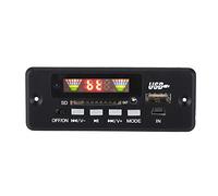 ASHATA Module de décodage Bluetooth MP3, Module de décodage Audio FM pour autoradio MP3,Module de décodage Audio numérique Bluetooth Mains Libres avec télécommande,Support SD/FM/AUX/USB (Noir)