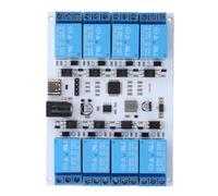 ASHATA Module de Relais USB à 8 Canaux Haute Performance pour une Commutation Intelligente, Interface de Type C Fiable pour les Projets de Bricolage