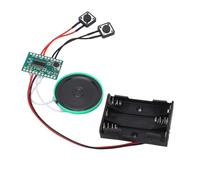 ASHATA Module Enregistreur de Son, Puce de Module D'enregistrement Vocal de Musique DIY avec Haut-Parleur, Peut Enregistrer 4 Minutes de Musique Sonore pour des Vœux Personnalisés,