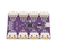 ASHATA Module Série USB vers 8 Canaux TTL, Puce Haute Vitesse 6 Mbps Adaptateur Convertisseur Série USB Type C vers TTL avec Broches de Contrôle de Flux RTS et DTR