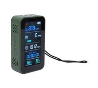 ASHATA Moniteur de qualité de L'air Portable Multifonctionnel, avec Fonctions de Température et d'humidité de L'oxygène, pour le Camping et les Voyages