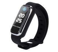 ASHATA Montre anti-statique, montre numérique LED de sport, bracelet d'hiver électrostatique en silicone réglable pour hommes, femmes, adultes et enfants
