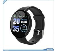 Ashata Montre intelligente de surveillance du sommeil D18 1,3 pouces montre intelligente sport étanche bijoux montre Violet Noir