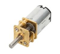 ASHATA Moteur à Engrenages GA12-N20 Durable, Réduction de Vitesse, Boîte de Vitesses en Métal DC 3V pour Robotique 1 Moteur (50RPM)