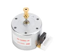 ASHATA Moteur de platines, Moteur à Platine Tourne-Disque DC 12V à 3 Vitesses pour enregistreur de disques en Vinyle, avec Trou de Montage de 25 mm et Vitesse de Rotation de 78 TR/Min, Robuste