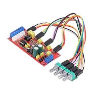 ASHATA NE5532 PréAmplificateur PCB, 3 Bandes de Contrôle de tonalité, Module de Basses Aigus et Médiums pour Amplificateur Audio