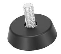 ASHATA Niveleur de Meubles, Filetage Durable 10x22mm, Pieds en Caoutchouc, 4 Pièces pour Table, Chaise, canapé, Planchers en Bois