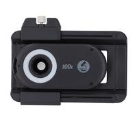 ASHATA Objectif Macro pour Téléphone iOS et Android avec Clip et Lumière LED, Filtre CPL Portable Rechargeable, Objectif Multifonction 71-105 Mm, Clip Extensible, pour Photographie VLOG