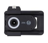 ASHATA Objectif Macro pour Téléphone iOS et Android avec Clip et Lumière LED, Filtre CPL Portable Rechargeable, Objectif Multifonction 71-105 Mm, Clip Extensible, pour Photographie VLOG