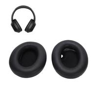 ASHATA Oreillettes Coussins Bandeau, Remplacement Oreillettes Bandeau Kit de Coussin pour WH1000XM4, Soft Protein Cuir Haute Densité Mousse Mémoire Confortable (Black)