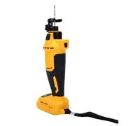 ASHATA Outil de Découpe Portable pour Cloisons Sèches, alimenté par Batterie, avec Profondeur Réglable et Lumière LED, Moteur sans Balais, Outil de Découpe sans Fil pour Cloisons Sèches en Bois et en