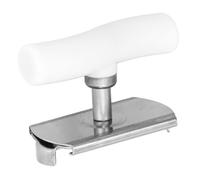 Ashata Ouvre-bocal Ouvre-bouteille manuel portatif d'ouvre-boîte en acier inoxydable avec poignée ergonomique pratique à utiliser