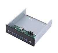 ASHATA Panneau Frontal, Front Panel Connector avec 2 Ports USB 2.0 + 4 Ports USB3.0, 19 PIN vers 6 interfaces USB HUB