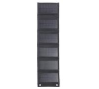 ASHATA Panneau Solaire Pliable 15W, Chargeur Solaire Portable à L'épreuve de l'eau avec Technologie D'identification Intelligente, pour la Randonnée en Camping Aventures en Plein Air
