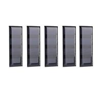 ASHATA Panneaux de Chargeur Solaire Polyvalents 0,2 W, Conception Compacte pour Petits Projets, Utilisations Multiples, 5 Pièces, Résistants aux Intempéries