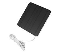 ASHATA Panneaux Solaires, 2PCS 12W Fit pour Le Chargeur Solaire de Batterie de Spotlight Ring Plus Pro avec Support Mural Réglable à 360 Degrés, USB C Micro USB Ports IP65 9.8ft Câble