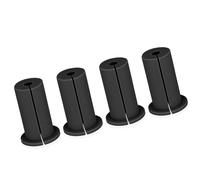 ASHATA Passe-câble Ethernet Passe-câble Mural en Caoutchouc Durable pour la Maison Kit de Routage de Câbles 4 Pièces pour L'organisation et la Gestion (BLACK)