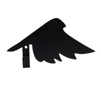 ASHATA Patère Murale Vintage en Forme D'oiseau Noir, avec Construction Robuste, pour Manteaux, Sacs, Chapeaux, Clés, Entrée, Salle de Bain, Cuisine, Décor