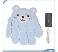 Ashata Paume endormie pour bébé Bébé apaisant Palm bébé Patter pour le sommeil haricots points tissu musique puericulture Bleu